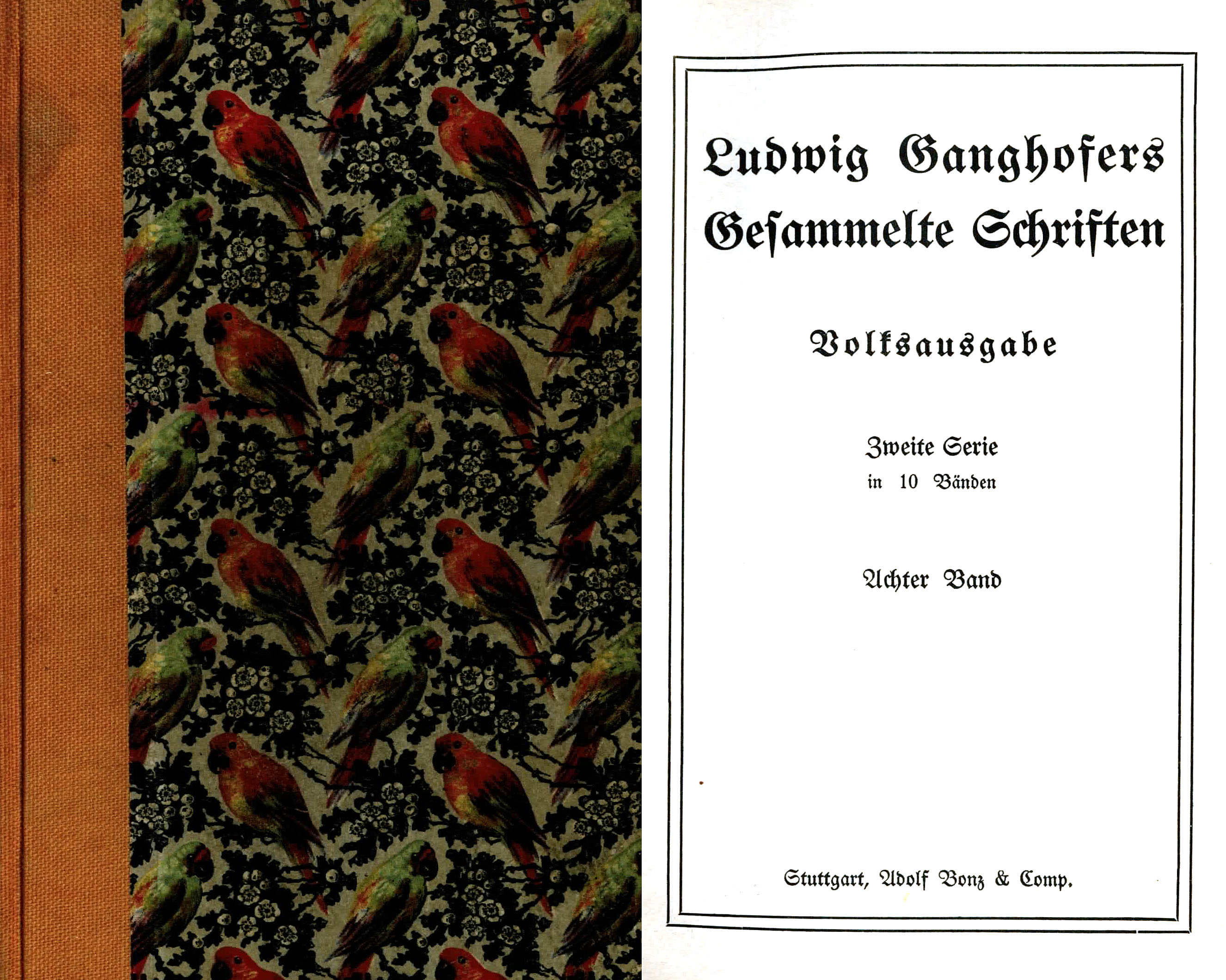 Ludwig Ganghofers Gesammelte Schriften - Das neue Wesen - Ganghofer, Ludwig